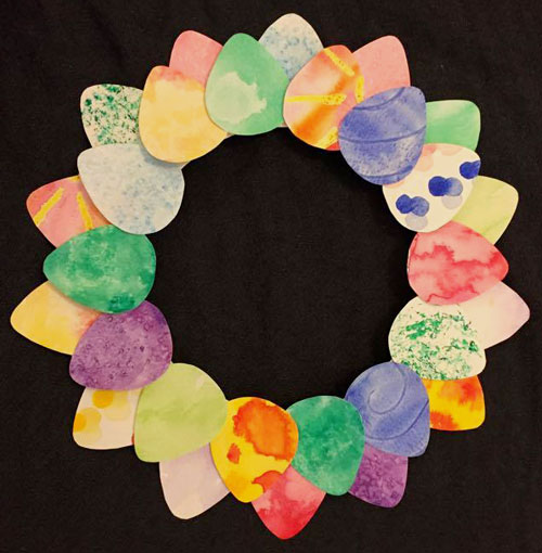 Easter Plate Wreath (Water Color)