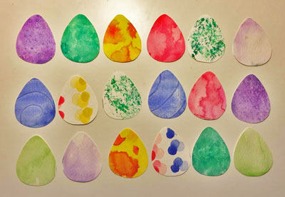 Easter Plate Wreath (Water Color)