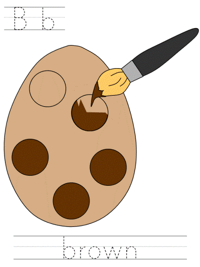 easter tracer page, Bb brown