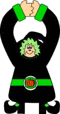 witch doorknob hanger
