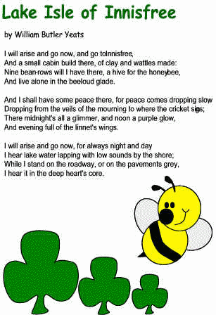 Lake Isle of Innisfree poem