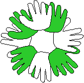 Saint Patrick's Day handprint wreath