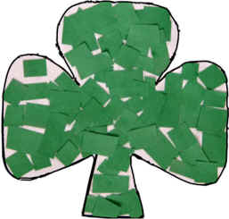 shamrock scissor skills craft