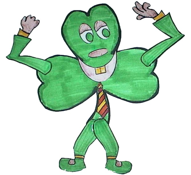 "Sean" the Shamrock Paper Craft