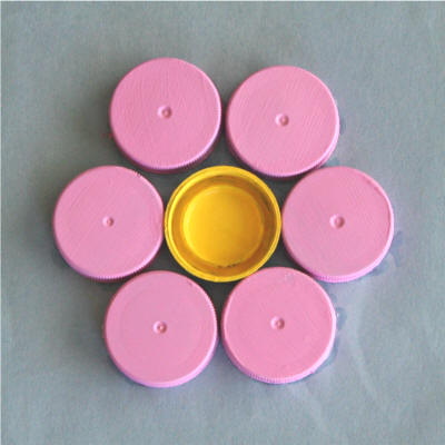 Milk Carton Cap Flower