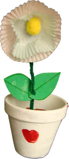 muffin pot flower