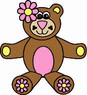 spring bear paper craft