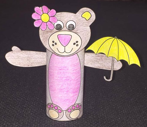 spring bear tp roll craft