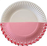 paper plate valentine holder