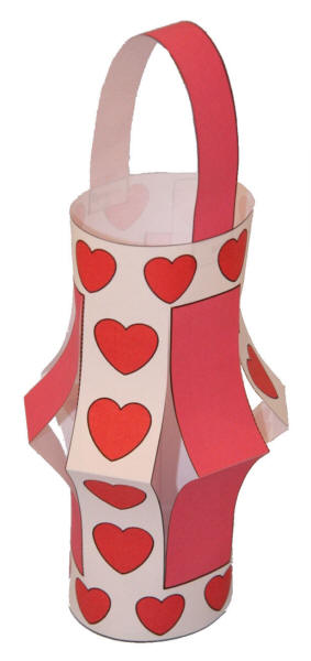 Valentines Day Paper Lantern Craft