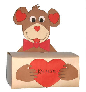 Monkey Box for Valentine's Day Cards