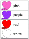 Valentine's Day Word Wall Words