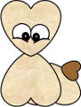 heart animal craft