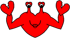 heart crab craft instructions