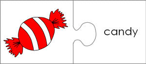 jigsaw word matching templates