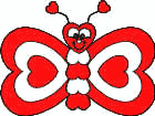 heart butterfly craft