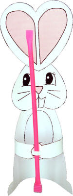 candy bunny craft