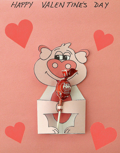 candy pig card