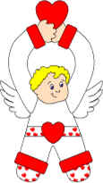 Cupid Doorknob Hanger