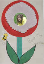 "Bee My Valentine" Muffin Flower Card