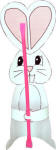 candy bunny craft