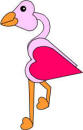 flamingo heart grass