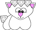 heart lamb paper craft