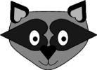 heart raccoon craft