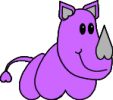 rhinoceros heart paper craft