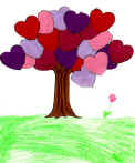 Valentine's Day Tree Paper Craft
