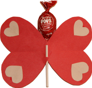 butterfly lollipop craft