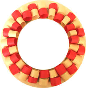 Cat Valentine's Day Wreath