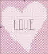 heart cross stitch pattern
