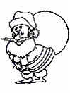 santa coloring pages