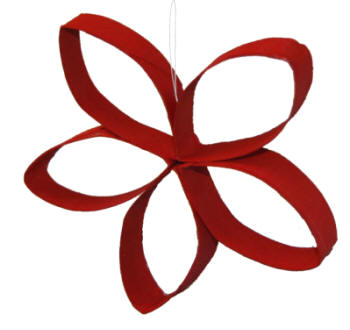 Poinsettia Ornament Craft