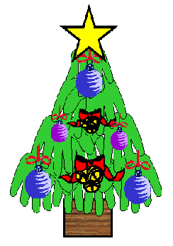 Handprint Christmas Tree Craft