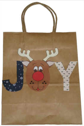 Decorated Christmas bags