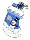Stocking with Frosty