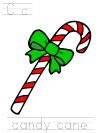 candy cane tracer pages