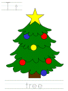 christmas tree tracer pages