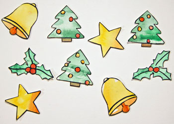 Christmas clothespin craft