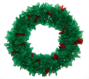 Paper Plate Wreath (Older Version)