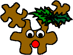 Rudolph puzzle piece pin