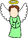 Draw the Face on the Christmas angel