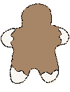 Draw the Face on the gingerbread man