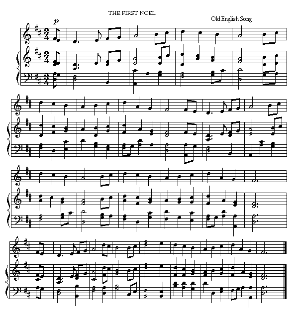 sheet music