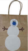 Christmas decoration gift bag