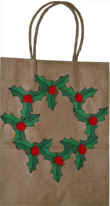 Christmas decoration gift bag