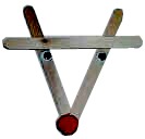 Rudolph the Red-Nosed Reindeer popsicle stick craft