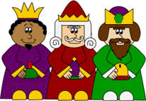 Three wisemen paper craft